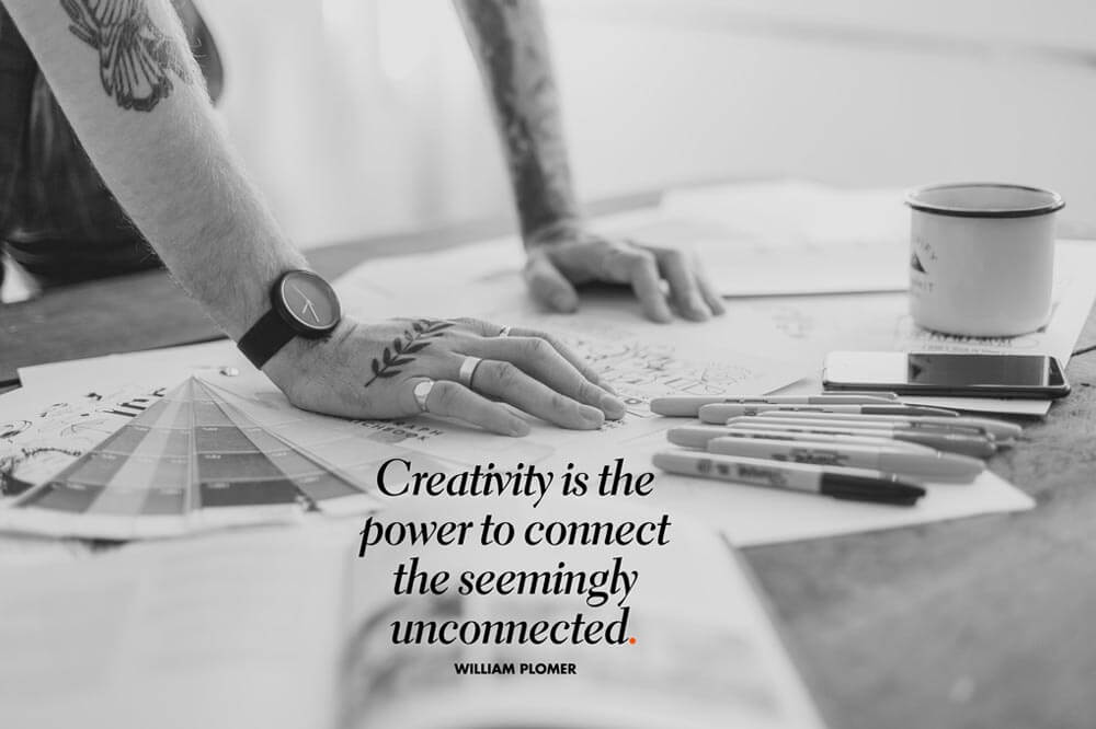 Creativity is the power to connect the seemingly unconnected.