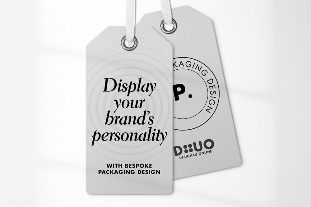 Display your brand's personality. With bespoke packaging design.